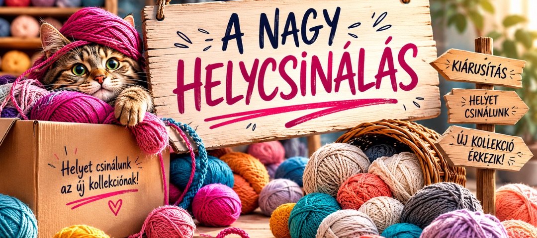 akció, kiárusítás, a nagy helycsinálás, új kollekció