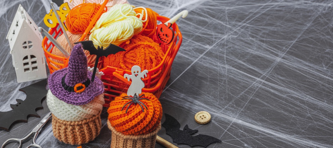 Fonalak és kiegészítők Halloweenre és őszi díszekhez
