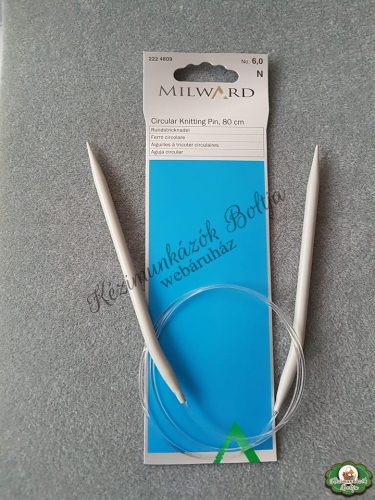 Milward aluminium körkötőtű 80 cm - 6,0 mm 