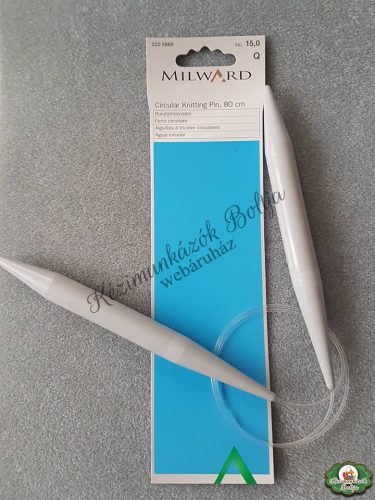 Milward műanyag körkötőtű 80 cm - 15,0mm 