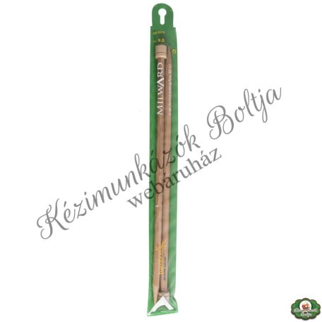 Milward bambusz egyenes kötőtű - 9,0 mm
