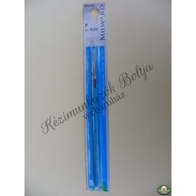 Milward acél nyeles horgolótű védőkupakkal - 0,60 mm 