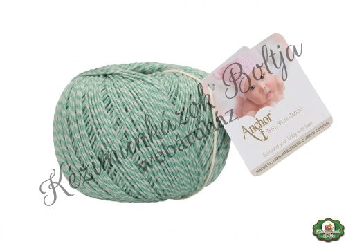 Baby Pure Cotton - Pöttyös zöld mouliné