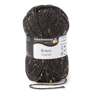 Bravo - Antracit szürke neon tweed nopokkal