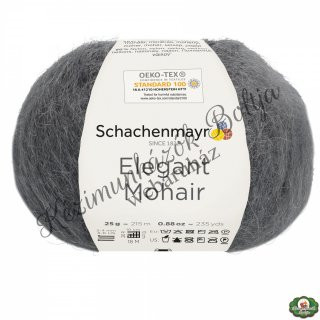 Elegant Mohair - Közép szürke szín