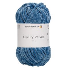 Luxury Velvet - Delfin kék