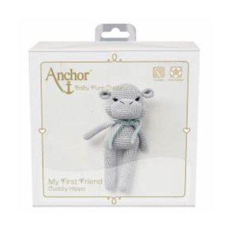 Anchor Baby Pure Cotton horgoló készlet - Cuddly Hippo