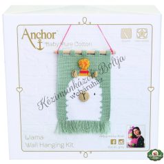   Anchor Baby Pure Cotton horgoló készlet - Láma 3D-s fali függő gyerekszoba dekoráció