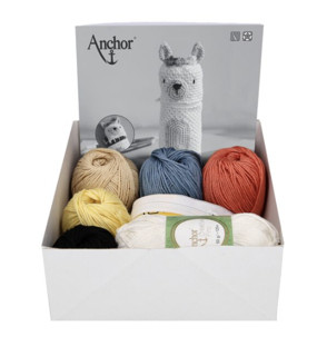 Anchor horgoló kit - Láma tolltartó