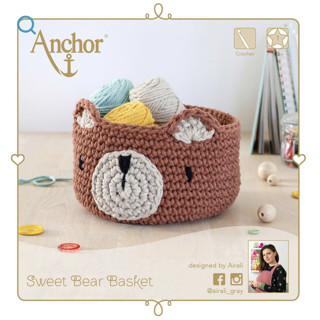 Anchor Crafty Fine kit - Mackó kosár