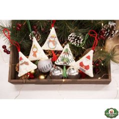   Anchor Essentials - Keresztszemes karácsonyfa dekoráció (Karácsonyi figurák)