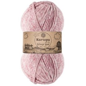 Melange Wool - Rózsaszín melange