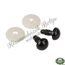 Biztonsági szem - 10 mm-es fekete (német premium)
