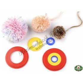 Pom pom és bojt készítő készlet