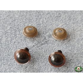 Biztonsági szem - 12 mm-es barna