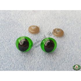 Biztonsági szem - 14 mm-es zöld (cicaszem)