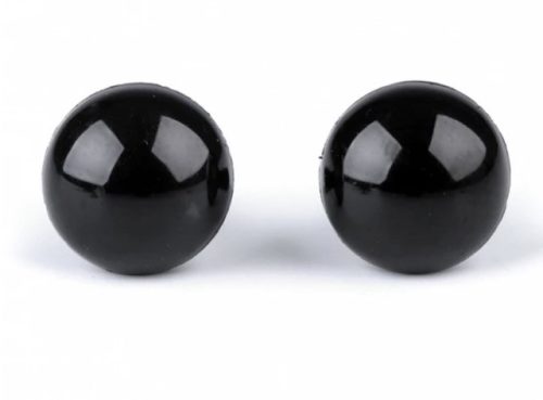 Biztonsági szem - 6 mm-es fekete